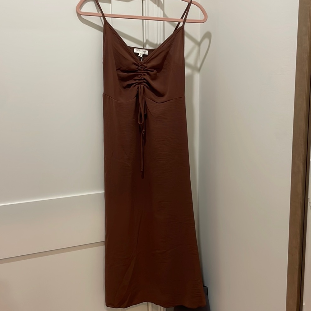Brown Slip Dress